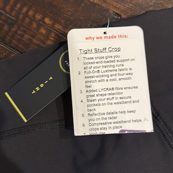 Lululemon Tight Stuff Crop - Picture 2 of 4